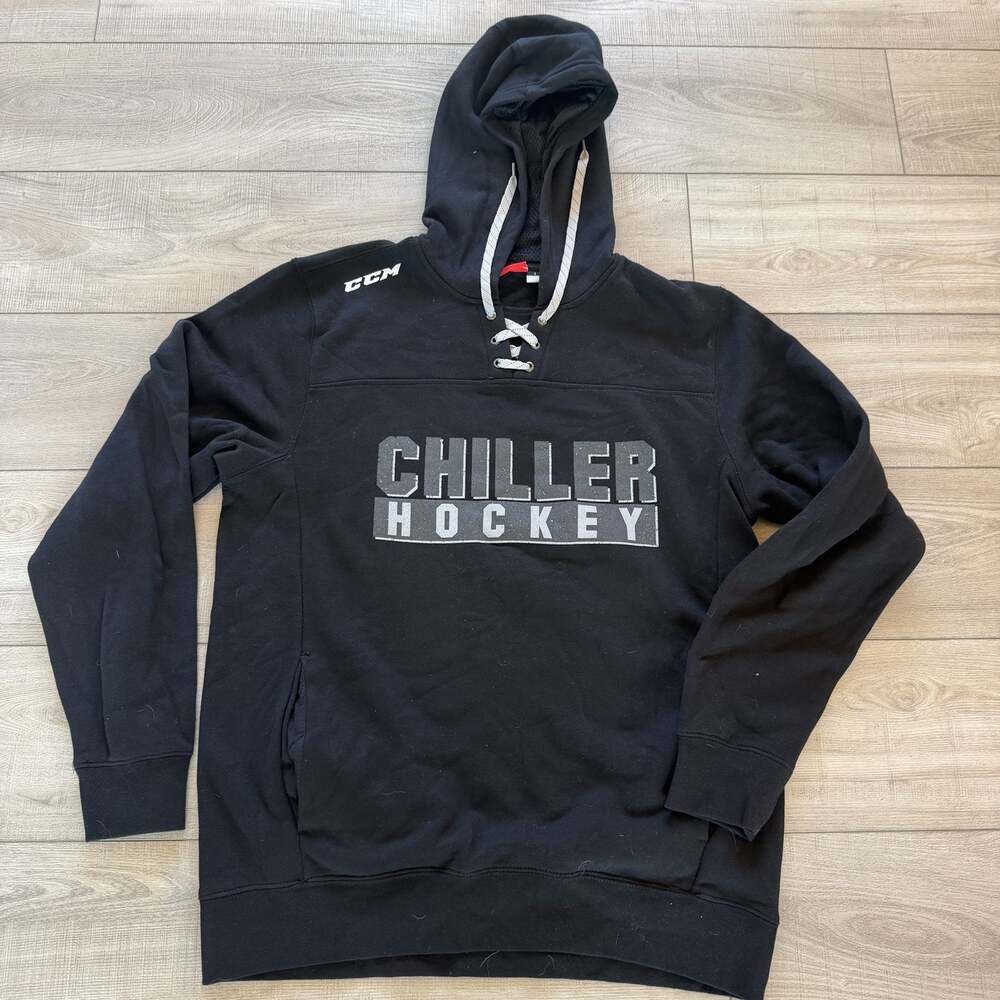 CCM Chiller Hockey Lace-Up Hoodie Mens Large